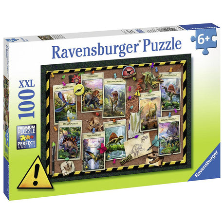 Ravensburger pusle 100 tk Dinosauruste teadetetahvel
 108680V