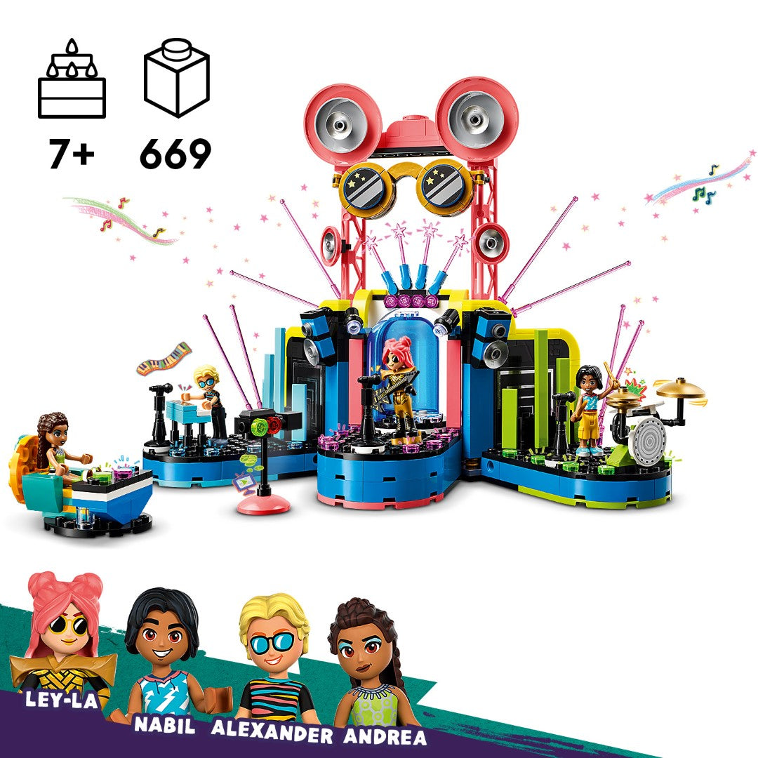 LEGO Friends Heartlake’i Linna muusika talendi-show 42616L