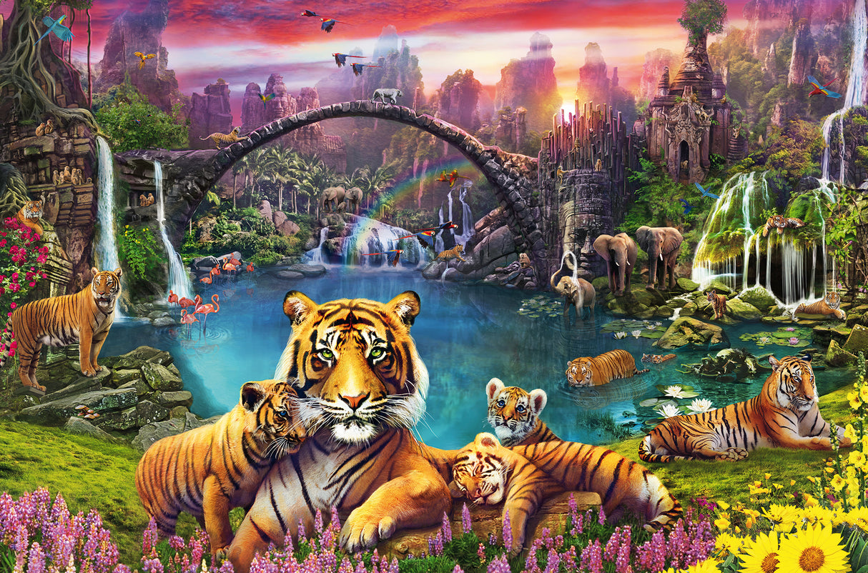 Ravensburger Pusle 3000 tk Tiiger paradiisilises laguunis 167197V