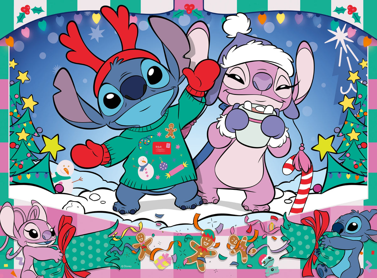Ravensburger pusle 100 tk: Stitchi jõulud 12004030V