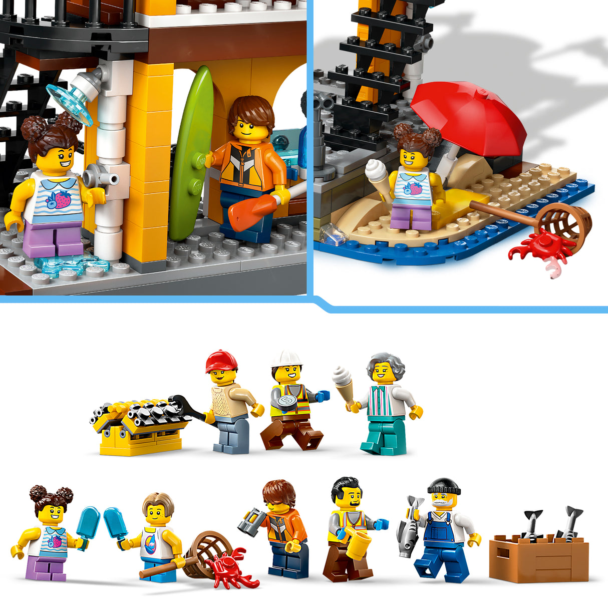 LEGO City Meresadam koos kaubalaevaga 60422L