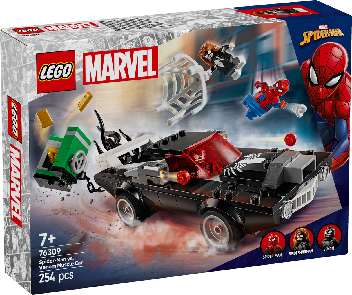 LEGO Super Heroes Spider-Man vs. Venomi muskelauto 76309L