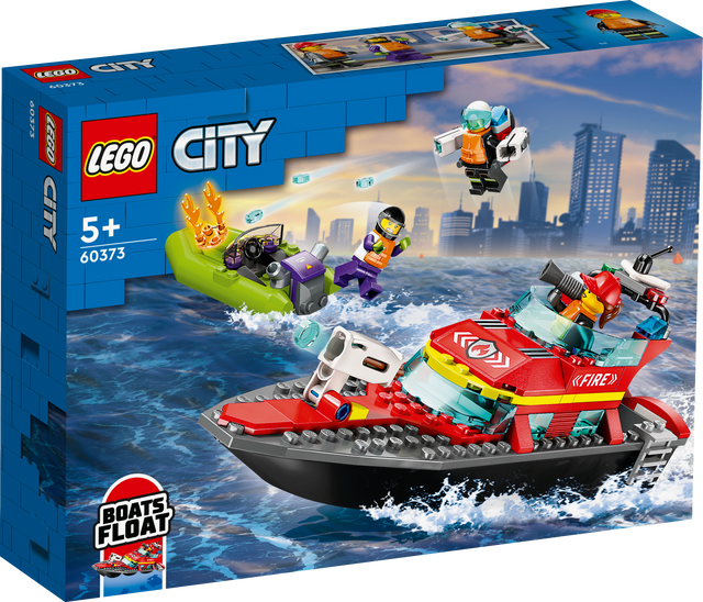 LEGO City Tuletõrje päästepaat 60373L