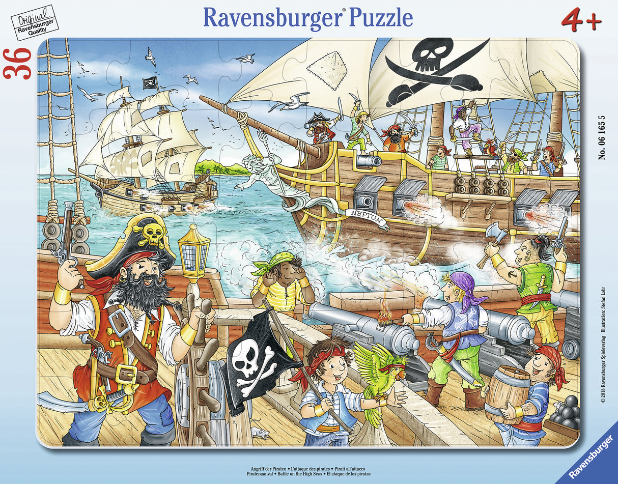 Ravensburger plaatpusle 36 tk Piraadilaev 061655V