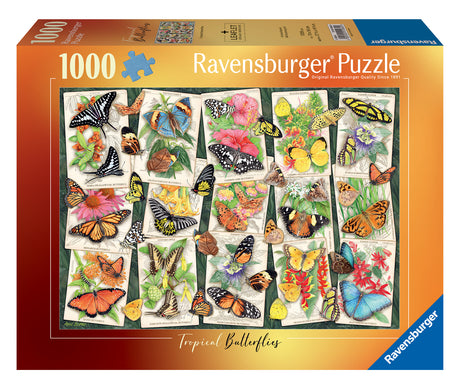 Ravensburger pusle 1000 tk Eksootilised liblikad 12001084V