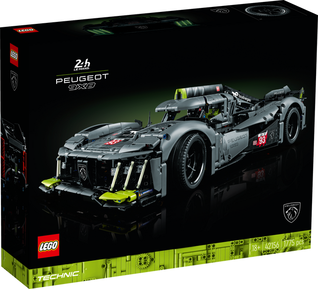 LEGO Technic PEUGEOT 9X8 24H Le Mans Hübriid superauto 42156L