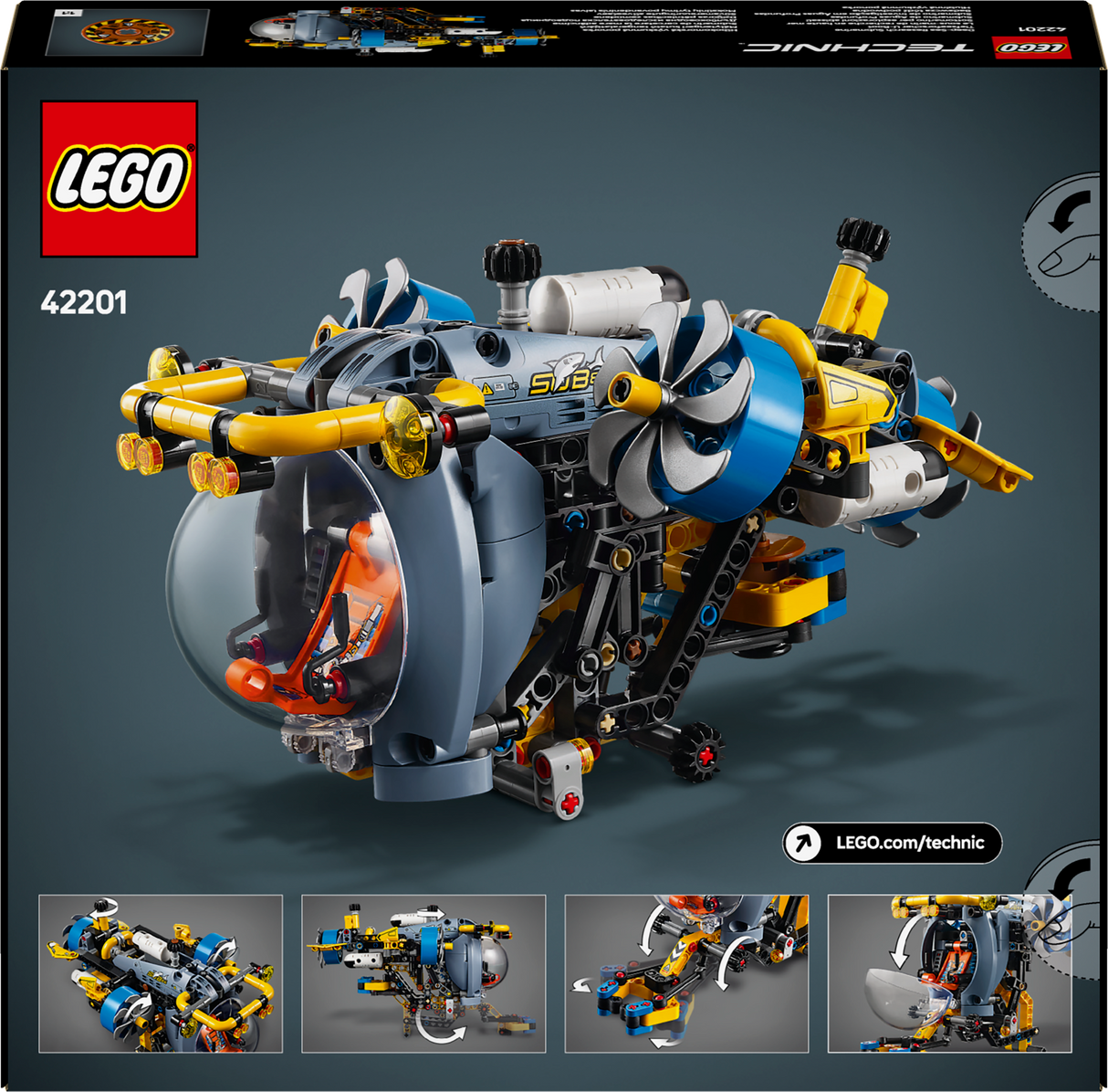 LEGO Technic Süvamereuuringute allveelaev 42201L