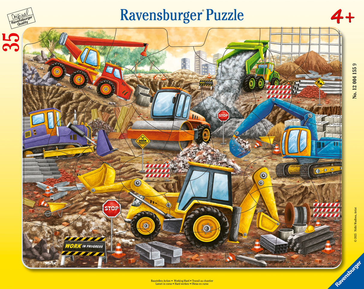 Ravensburger suur plaatpusle Kõik töötavad 12004155V