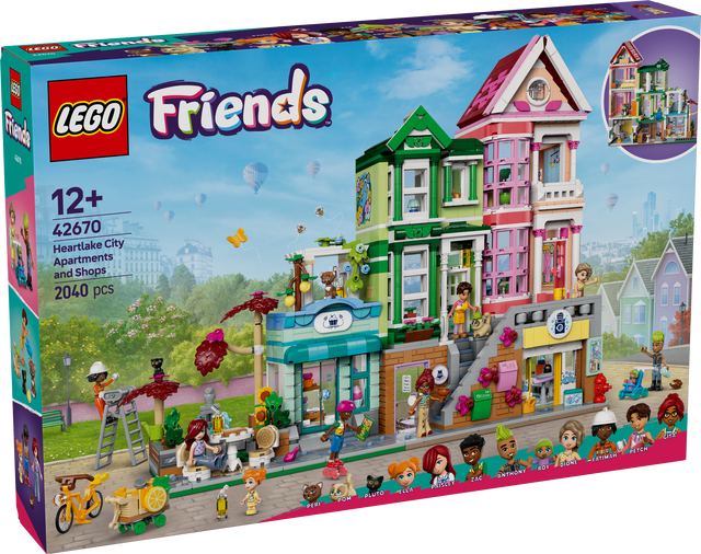 LEGO Friends Heartlake’i linna korterid ja kauplused 42670L