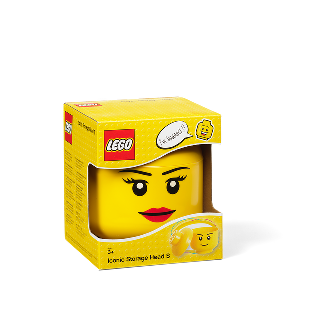 LEGO väike peakujuline hoiukarp tüdruk 40311725C