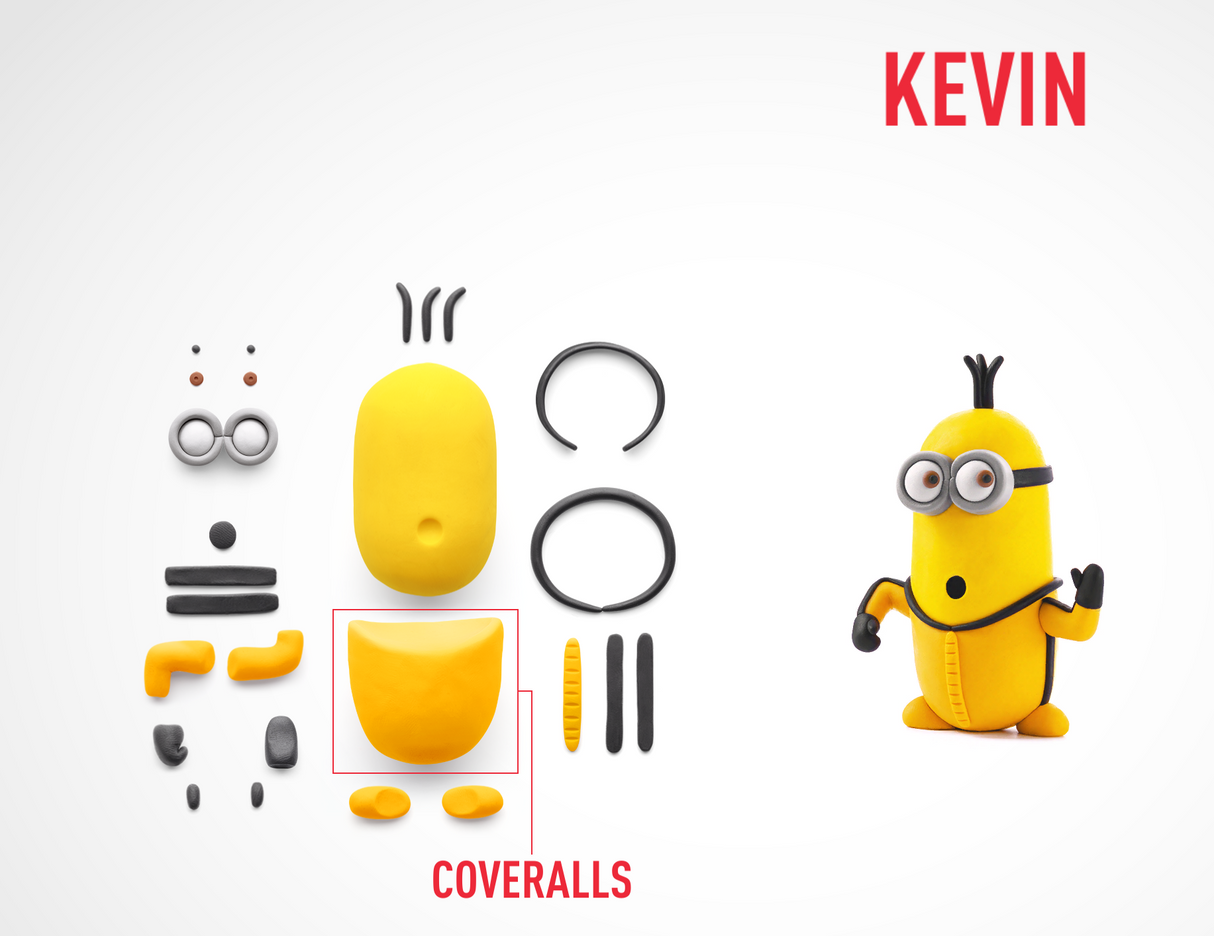 HEY CLAY voolimismass Minion Kevin  50179E