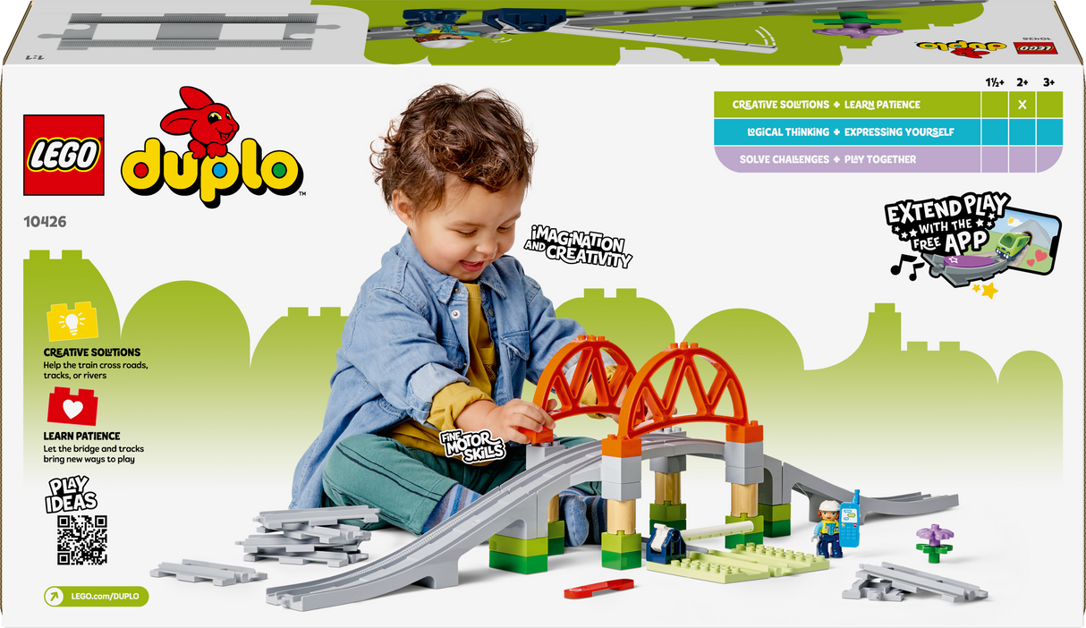 LEGO DUPLO Rongisilla ja -rööbaste laienduskomplekt 10426L