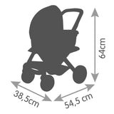 Smoby Maxi-Cosi nukuvankri komplekt 3in1 253120S