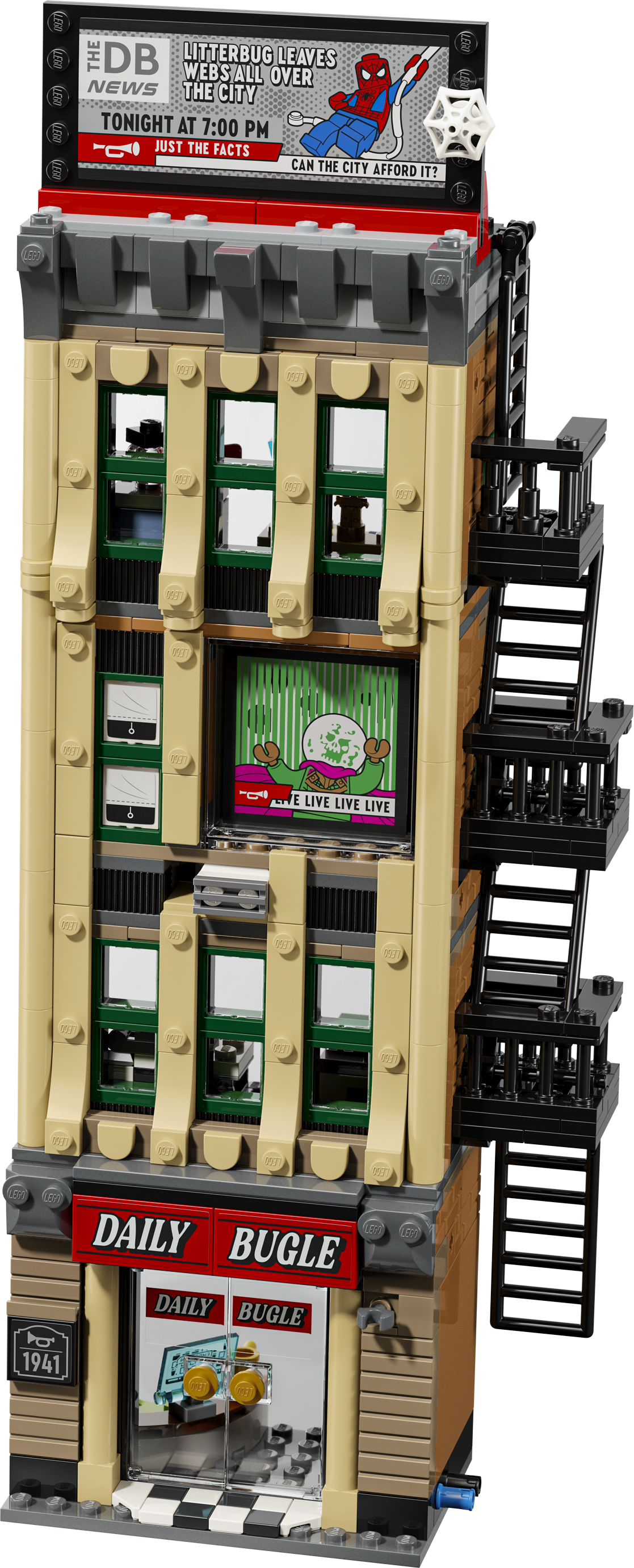 LEGO Super Heroes Ämblikmees vs. Mysterio: The Daily Bugle 76342L