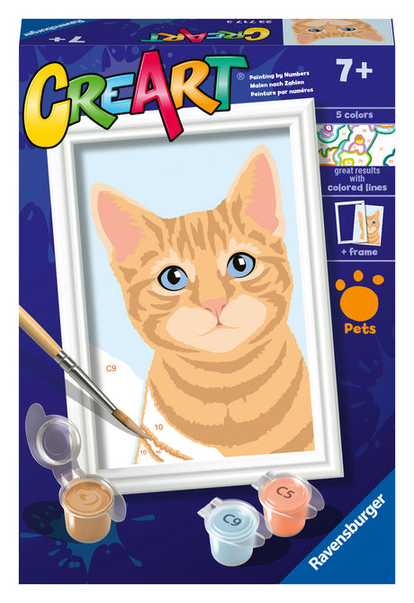 Ravensburger maalimine numbrite järgi Oranž Tabby 237173V