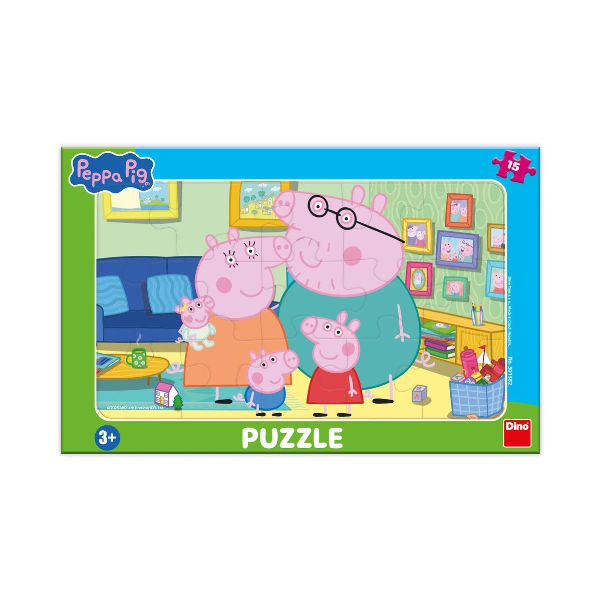 Dino väike plaatpusle: Põrsas Peppa elutoas 30138D