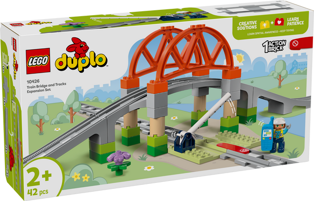 LEGO DUPLO Rongisilla ja -rööbaste laienduskomplekt 10426L