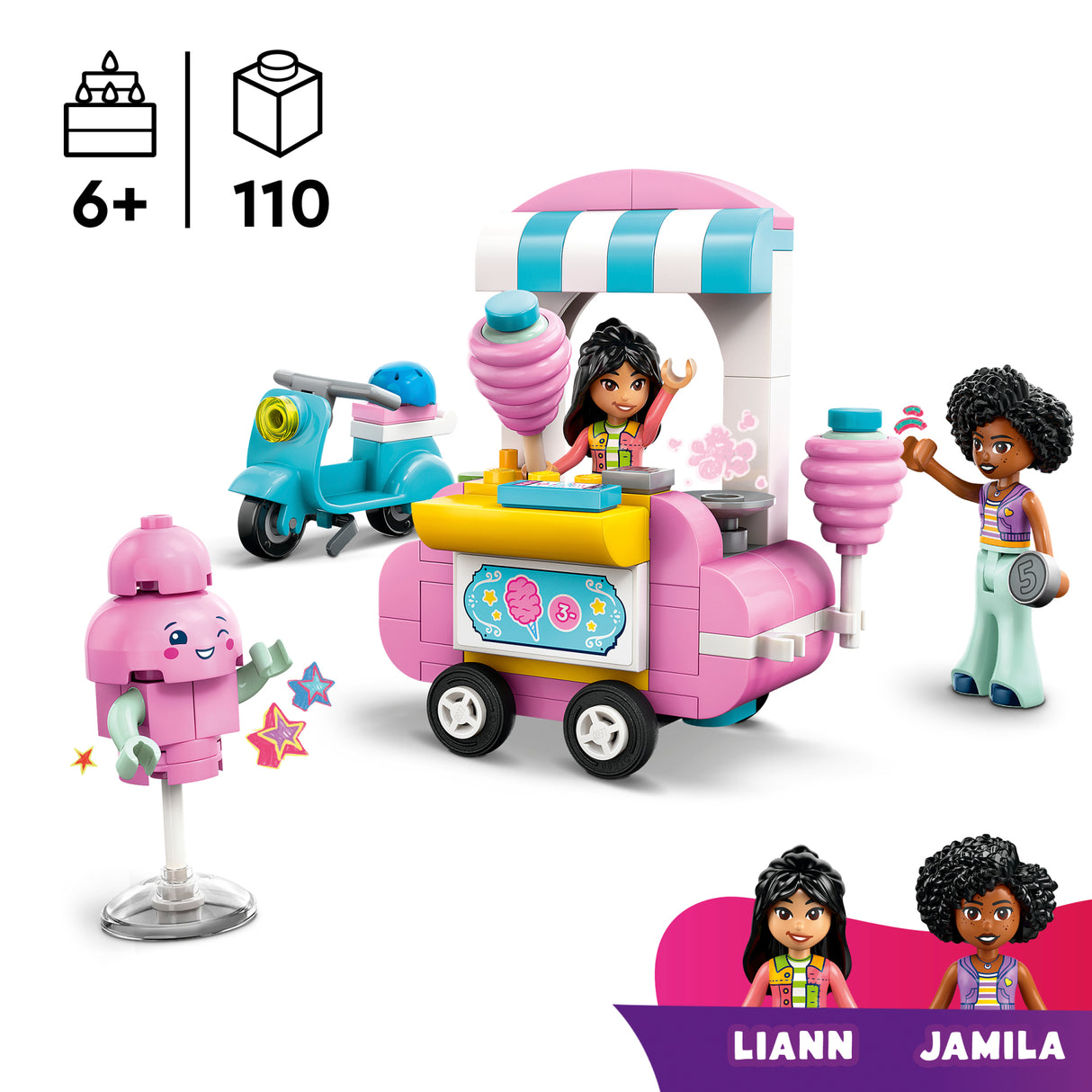 LEGO Friends Suhkruvatilett ja motoroller 42643L