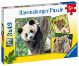 Ravensburger pusle 3x49 tk Metsik loodus 056668V