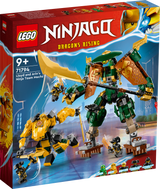 LEGO Ninjago Lloydi ja Arini ninjatiimi robotid 71794L