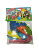Bini loomadega õhupallid, 9 tk 80901H