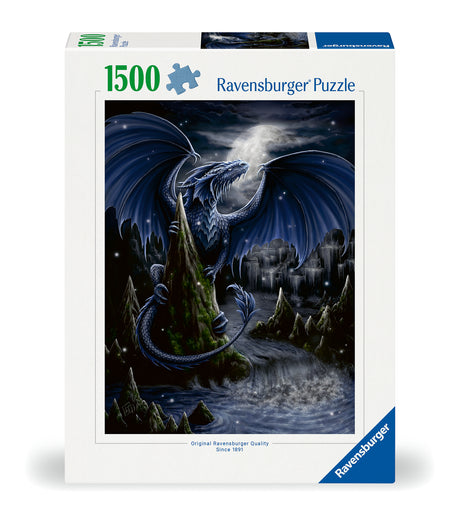 Ravensburger pusle 1500 tk Must draakon 12000731V