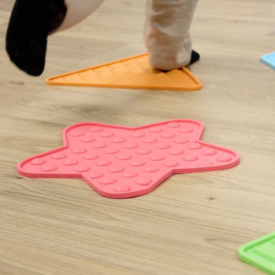 TTS sensoorse tekstuuriga põrandapadjad, 10 tk SD10568B