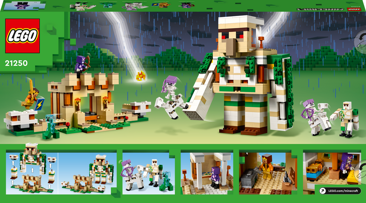 LEGO Minecraft Raudgolemi kindlus 21250L