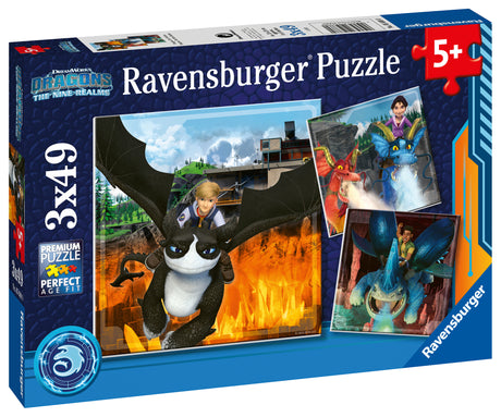 Ravensburger pusle 3x49 Kuidas treenida oma draakonit 056880V