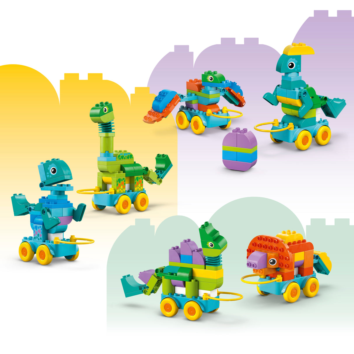 LEGO DUPLO Kolm ühes: dinosaurused ratastel
 10451L