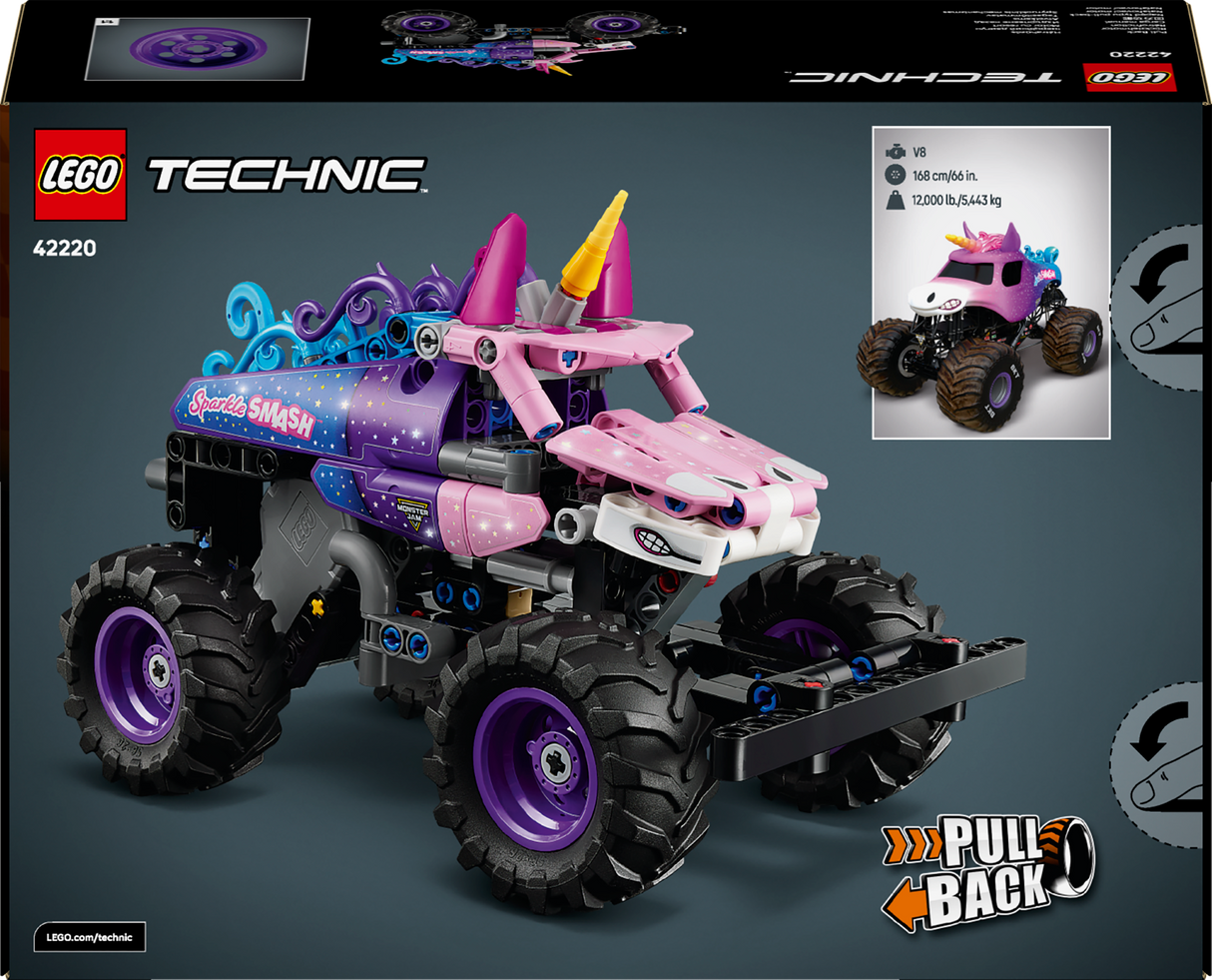 LEGO Technic Monster Jam Sparkle Smash tagasitõmmatav 42220L