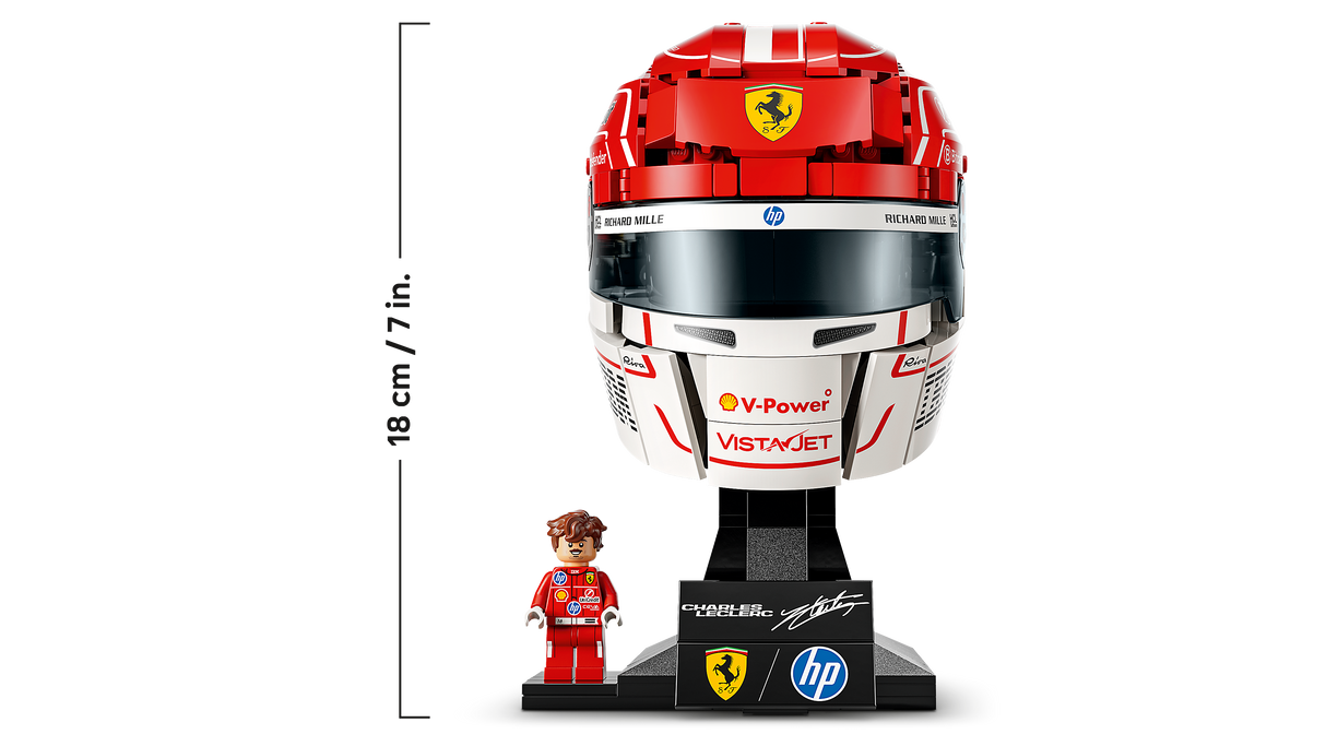 LEGO Editions Scuderia Ferrari HP Charles Leclerc kiiver 43014L