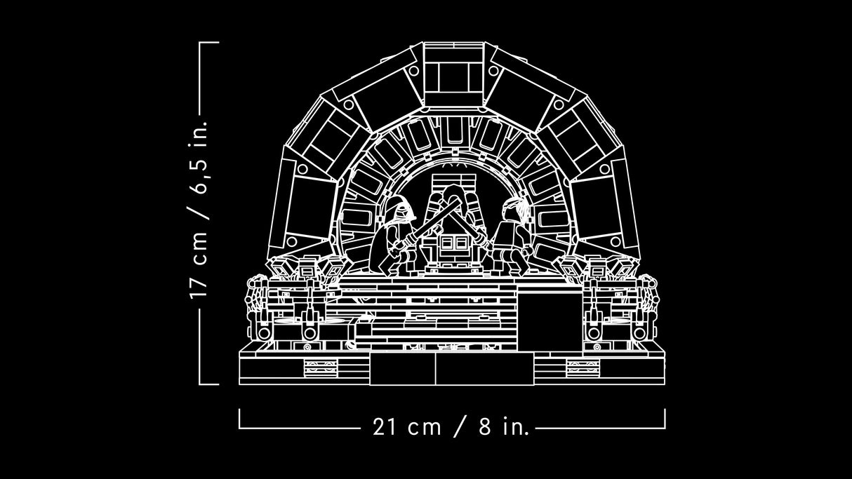 LEGO Star Wars Imperaatori troonisaali dioraam 75352L