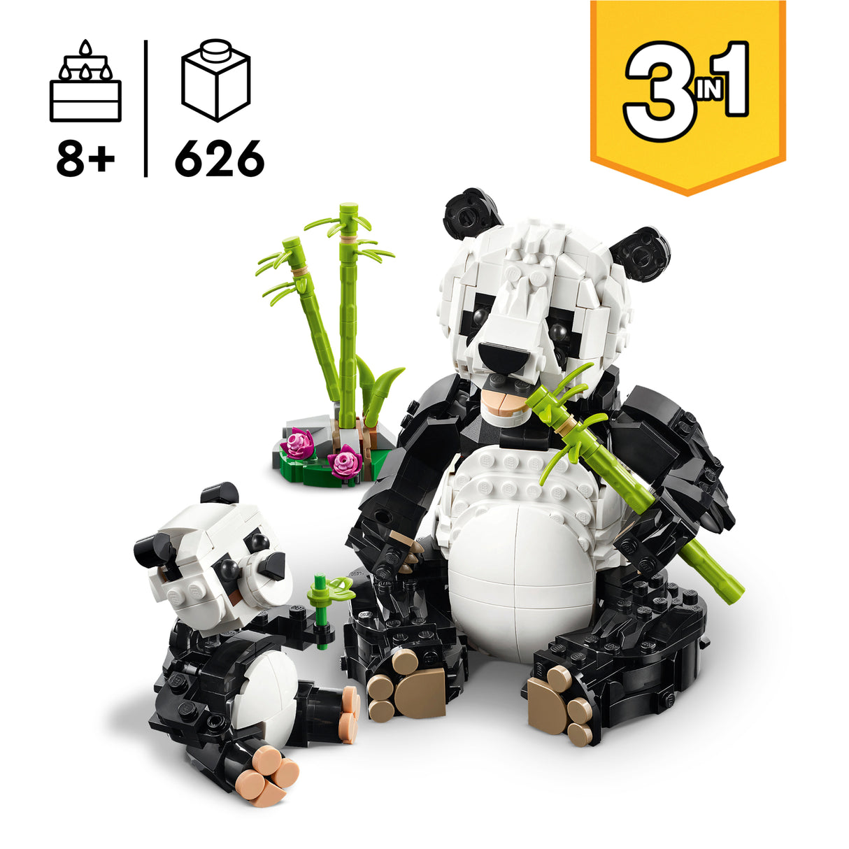 LEGO Creator Metsloomad: panda perekond 31165L