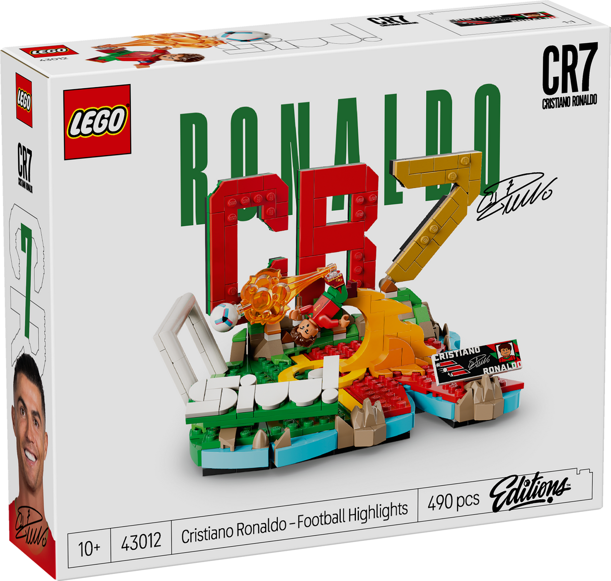 LEGO Editions Cristiano Ronaldo – jalgpalli parimad hetked 43012L