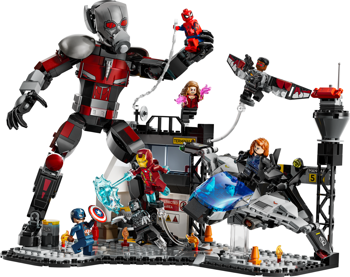 LEGO Super Heroes Kapten Ameerika: Civil War lahing 76314L