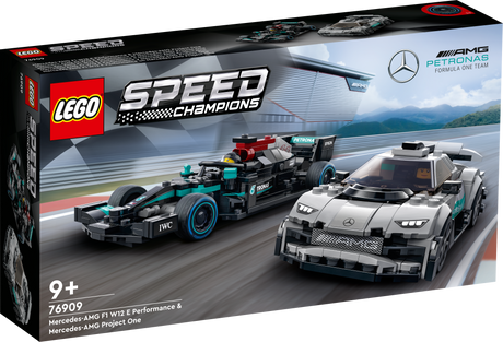 LEGO Speed Champions Mercedes-AMG F1 W12 E Performance & Mercedes-AMG Project One 76909L