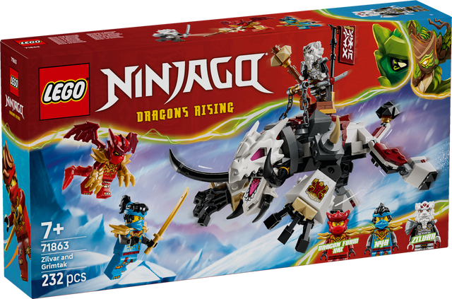 LEGO Ninjago Zilvar ja Grimtak, lohekoletis 71863L