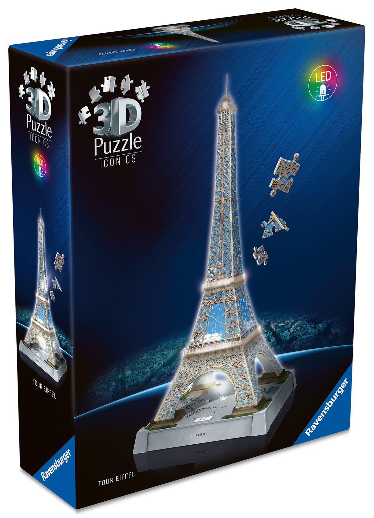 Ravensburger 3D  pusle LED valgusega: Eiffeli torn 12008024V