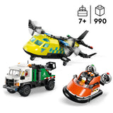 LEGO City Lennuki, hooldusauto ja hõljuki remiks 60505L