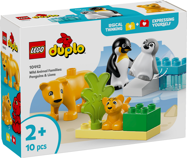 LEGO DUPLO Metsloomade perekonnad: pingviinid ja lõvid 10442L