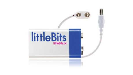littleBits patarei + kaabel 660-0006-0000A