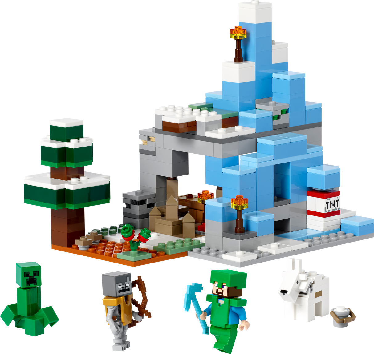 LEGO Minecraft Külmunud mäetipud 21243L