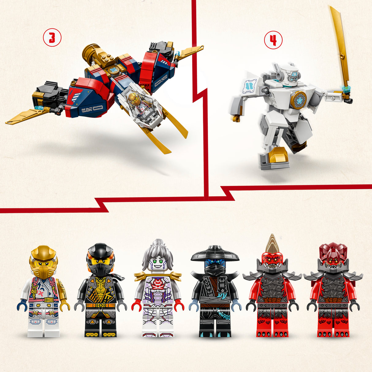 LEGO Ninjago Zane’i Ultra robotikomplekt 71834L