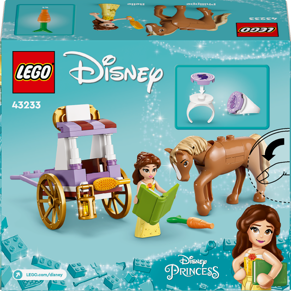 LEGO Disney Princess Belle muinasjutu hobusevanker 43233L