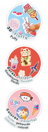 Buki kleebiste komplekt - manga FK021I