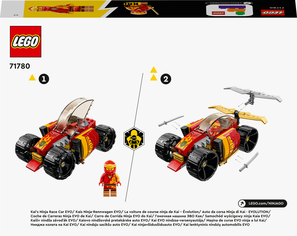 LEGO Ninjago Kai ninjavõidusõiduauto EVO 71780L