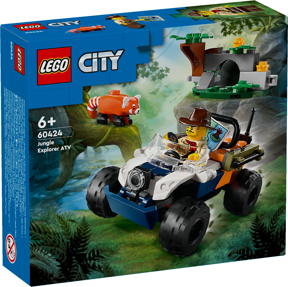 LEGO City Džungliuurija Atv punase panda missioon 60424L