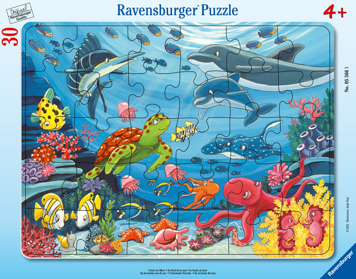 Ravensburger suur plaatpusle 30 tk Vee all 055661V