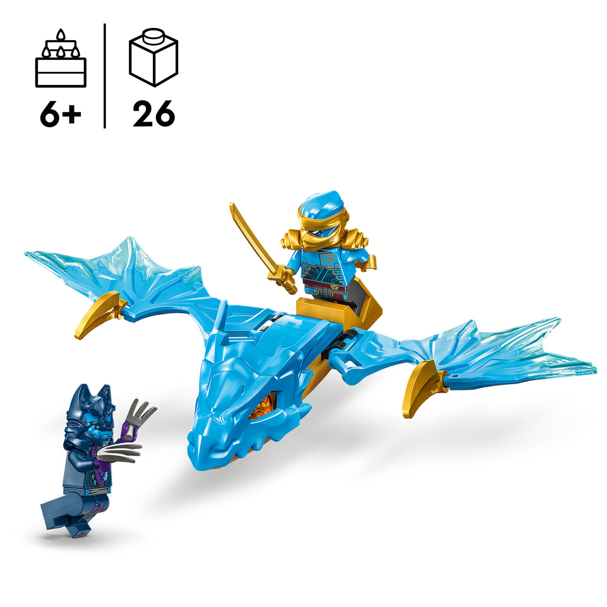 LEGO Ninjago Nya Tõusva Draakoni rünnak 71802L